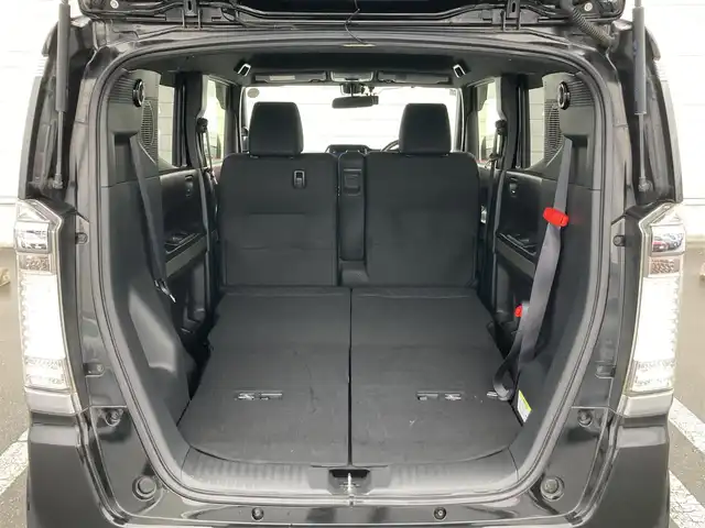 ホンダ Ｎ ＢＯＸ スラッシュ X ターボパッケージ 静岡県 2015(平27)年 8.2万km スマートブラック あんしんパッケージ/純正7インチナビ(VRM-155VFi)/　AM FM CD DVD Bluetooth MusicRack/前後方ドライブレコーダー/クルーズコントロール/シートヒーター(前席)/ステアリングヒーター/HIDオートヘッドランプ/サウンドマッピングシステム/ワイヤレス充電/パドルシフト/スマートキー2本/ターボ/社外14インチアルミホイール/ETC/バックモニター/フルセグTV