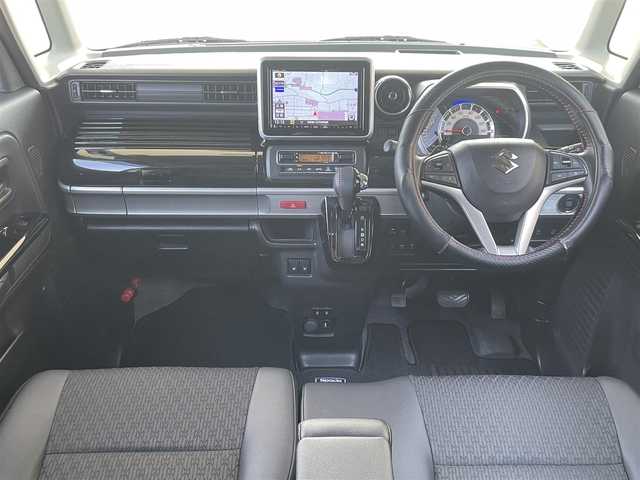 スズキ スペーシア カスタム HYBRID XS ターボ 新潟県 2020(令2)年 6.7万km ピュアホワイトP ワンオーナー/純正8インチメモリナビ（CN-RZ865）/・Bluetoothオーディオ/・CD/DVD/・フルセグTV/・AM/FM/全方位カメラ/クルーズコントロール（追従走行付き）/両側パワースライドドア/前席シートヒーター/前方ドライブレコーダー/純正15インチAW/純正フロアマット/電動格納ミラー/プッシュスタート/ETC/保証書/取扱説明書/スペアキー