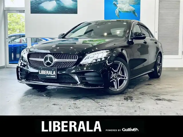 メルセデス・ベンツ Ｃ１８０ アバンギャルド AMGライン 大阪府 2019(令1)年 3.3万km オブシディアンブラック レーダーセーフティ/黒革/メモリ付きパワーシート/シートヒーター/純正ナビ/TV/バックカメラ/applecarplay/ブルメスター/ACC/ブラインドスポット/純正18インチAW/LEDヘッドライト/アンビエントライト/ETC/ドラレコ