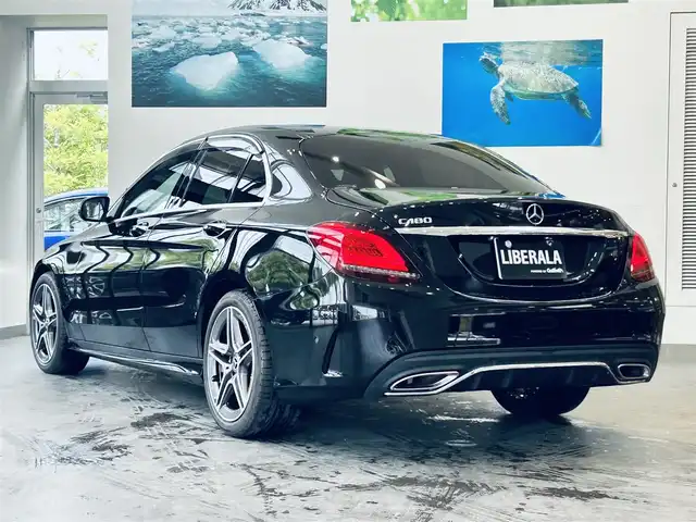 メルセデス・ベンツ Ｃ１８０ アバンギャルド AMGライン 大阪府 2019(令1)年 3.3万km オブシディアンブラック レーダーセーフティ/黒革/メモリ付きパワーシート/シートヒーター/純正ナビ/TV/バックカメラ/applecarplay/ブルメスター/ACC/ブラインドスポット/純正18インチAW/LEDヘッドライト/アンビエントライト/ETC/ドラレコ