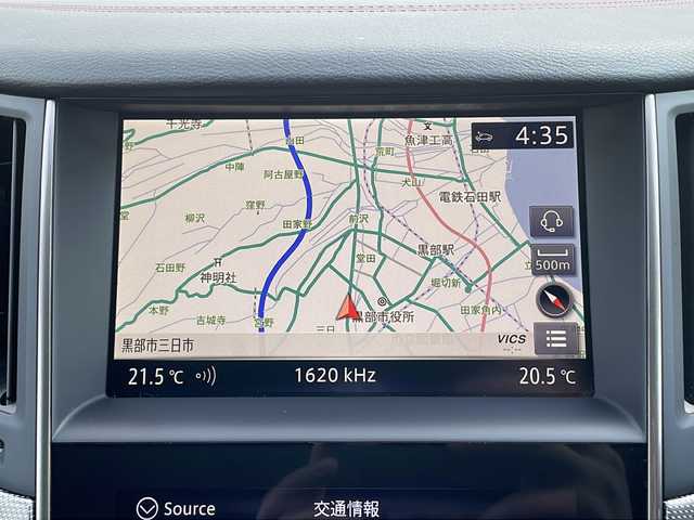 日産 スカイライン 400R 富山県 2022(令4)年 2.9万km ブリリアントホワイトパール プレミアムサウンド　BOSE/純正ナビ/インテリジェントエマージェンシーブレーキ/クルーズコントロール追従機能有/両側電動シート/プッシュスタート/ＬＥＤヘッドランプＡＦＳ付/ＥＴＣ２．０　/純正フロアマット