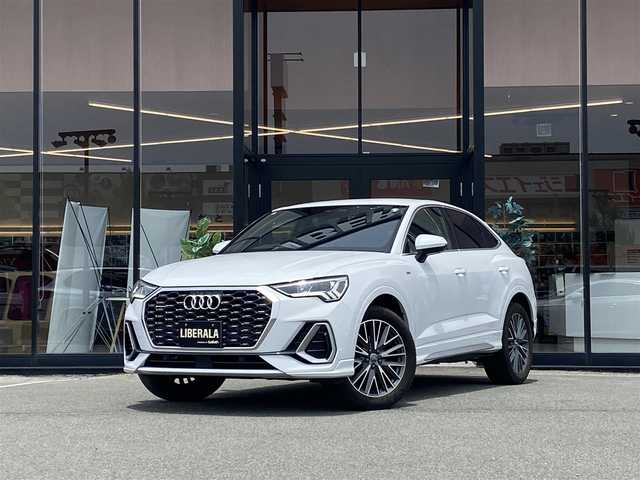 アウディ Ｑ３ SB 35TDIクワトロ Sライン 福岡県 2020(令2)年 2.3万km グレイシアホワイトメタリック ・アダプティブクルーズコントロール/・純正メモリーナビ/USB/Bluetooth/AppleCarPlay/・全方位カメラ/・ハーフレザーシート/シートヒーター/・社外前後ドライブレコーダー/・フルセグ/・ETC/・純正19AW/・プッシュスタート/・パーキングアシスト/・アイドリングストップ/・スマートキー/・スペアキー/・パワーシート/・レーンキープアシスト/・オートライト/・ＬＥＤライト/・保証書/・取扱説明書