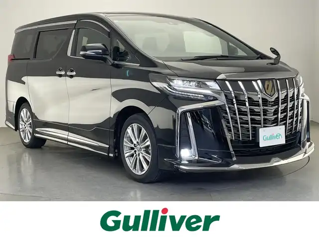 トヨタ アルファード S タイプゴールドⅡ 愛知県 2021(令3)年 4.7万km ブラック 純正ＤＡナビ　ＴＶ　モデリスタエアロ　モデリスタ2本出しマフラー　BSM　純正１２．１型後席モニター　デジタルインナミラー　バックカメラ　ＥＴＣ　前後ドラレコ　電動リアゲート　両側パワスラ　衝突軽減　追従クルコン　ＬＥＤオートライト　フォグランプ　禁煙車