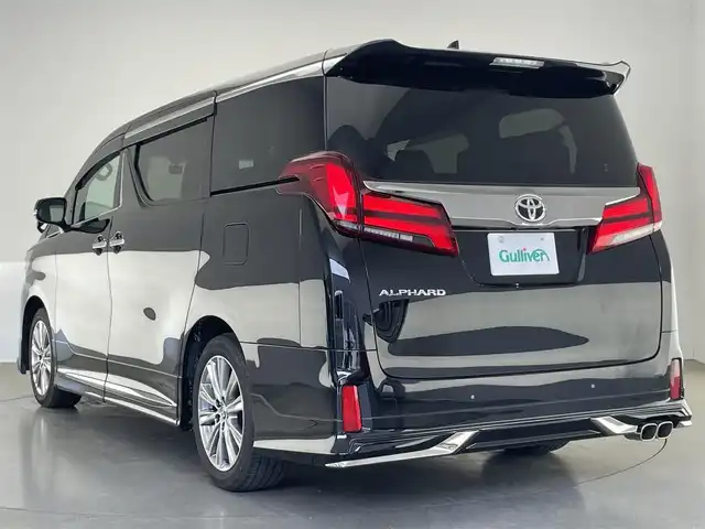 トヨタ アルファード S タイプゴールドⅡ 愛知県 2021(令3)年 4.7万km ブラック 純正ＤＡナビ　ＴＶ　モデリスタエアロ　モデリスタ2本出しマフラー　BSM　純正１２．１型後席モニター　デジタルインナミラー　バックカメラ　ＥＴＣ　前後ドラレコ　電動リアゲート　両側パワスラ　衝突軽減　追従クルコン　ＬＥＤオートライト　フォグランプ　禁煙車