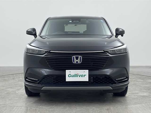 ホンダ ヴェゼル ハイブリッド e:HEV X 三重県 2022(令4)年 3.6万km クリスタルブラックパール 禁煙車/純正7型インターナビ/バックカメラ/アダプティブクルーズコントロール/パドルシフト/路外逸脱抑制機能/踏み間違い防止/衝突軽減/ステアリングスイッチ/純正16インチAW/ビルトインETC/前後ドライブレコーダー/オートハイビーム/電子パーキング