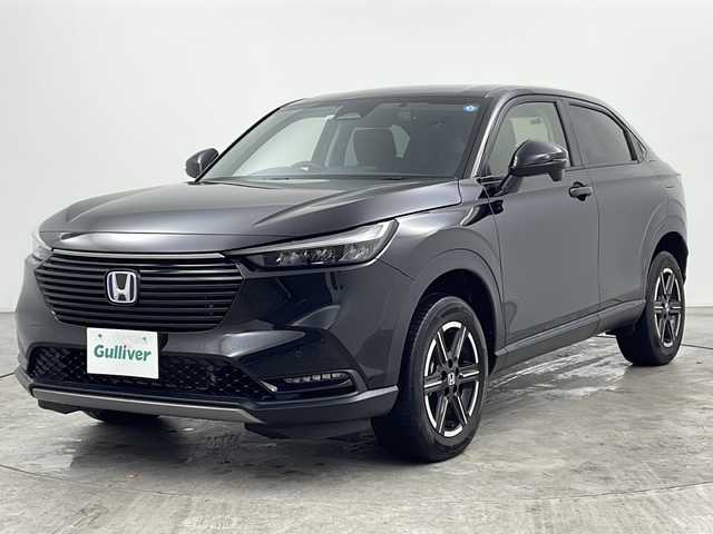 ホンダ ヴェゼル ハイブリッド e:HEV X 三重県 2022(令4)年 3.6万km クリスタルブラックパール 禁煙車/純正7型インターナビ/バックカメラ/アダプティブクルーズコントロール/パドルシフト/路外逸脱抑制機能/踏み間違い防止/衝突軽減/ステアリングスイッチ/純正16インチAW/ビルトインETC/前後ドライブレコーダー/オートハイビーム/電子パーキング