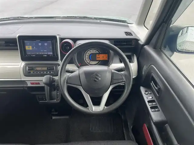 スズキ スペーシア HYBRID X 熊本県 2018(平30)年 4.6万km ツールグリーンパールメタリック 社外ナビ（Bluetooth/SD/CD/DVD/フルセグTV)/バックカメラ/ETC/両側パワースライドドア/前方ドライブレコーダー/シートヒーター/ハロゲンヘッドライト/オートライト/フロアマット/ドアバイザー/パーキングセンサー/ABS/横滑り防止装置/レーンキープアシスト/衝突被害軽減ブレーキ/電動格納ミラー