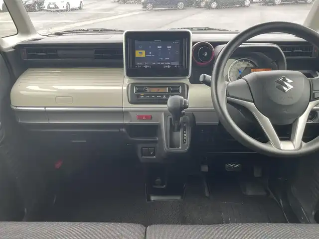 スズキ スペーシア HYBRID X 熊本県 2018(平30)年 4.6万km ツールグリーンパールメタリック 社外ナビ（Bluetooth/SD/CD/DVD/フルセグTV)/バックカメラ/ETC/両側パワースライドドア/前方ドライブレコーダー/シートヒーター/ハロゲンヘッドライト/オートライト/フロアマット/ドアバイザー/パーキングセンサー/ABS/横滑り防止装置/レーンキープアシスト/衝突被害軽減ブレーキ/電動格納ミラー