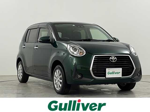 トヨタ パッソ モーダ　Gパッケージ 道央・札幌 2019(平31)年 4万km ダークエメラルドマイカ ・４WD　/寒冷地仕様/・スマートアシストIII/・衝突回避支援システム/・オートハイビーム/LEDライト/・純正ディーラーオプションナビC/・DVD.CD。SD.Bluetooth/・フルセグTV/・全方位カメラ/・コーナーセンサー/・ドライブレコーダー/ビルトインETC/・フロントワイパーデアイサー/・プッシュスタート/スマートキー