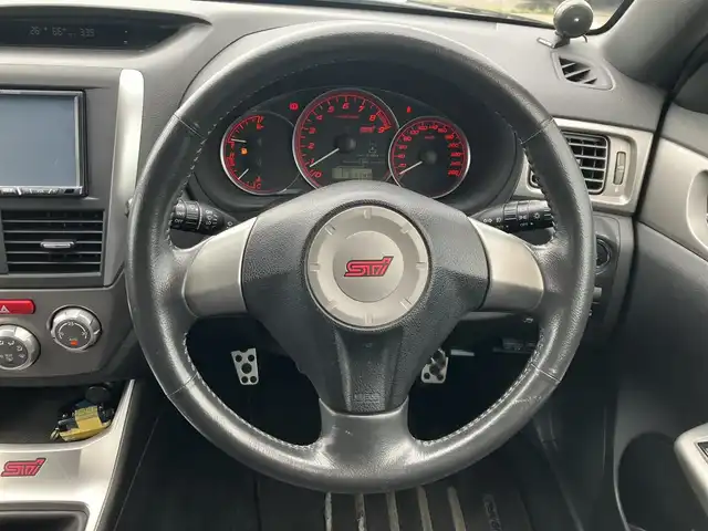 スバル インプレッサ ＷＲＸ STi 道南・函館 2008(平20)年 5.2万km ダークグレーメタリック /純正OP HDDナビ/ (DVD/CD/HDD/SD/FM/AM)//バックカメラ//純正RECAROハーフレザシート//純正18インチSTI AW//SI-DRIVE//横滑り防止//HIDヘッドライト//フォグランプ//プッシュスタート//スマートキー//ETC