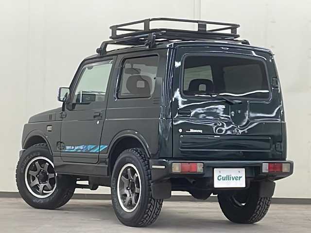 スズキ ジムニー ワイルドウィンド 道央・札幌 1997(平9)年 13.9万km ブリティッシュグリーンパール ４WD/ドアバイザー/純正アルミホイール