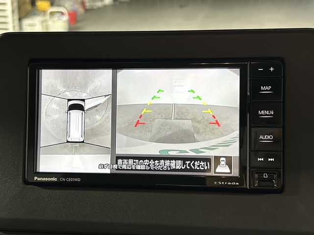 三菱 デリカミニ G プレミアム 沖縄県 2024(令6)年 1万km アメジストブラック/シルキーホワイト 禁煙車　/県外仕入れ　/両側パワースライドドア　/社外ナビ/【フルセグＴＶ／ＢＴ／ＨＤＭＩ】　/全方位カメラ　/ドライブレコーダー　/デジタルインナーミラー　/衝突軽減ブレーキ　/レーンキープアシスト　/レーダークルーズコントロール　/ステアリングリモコン/スマートキー