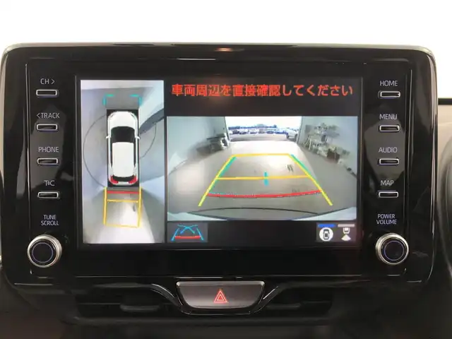 トヨタ ヤリスクロス ハイブリッド Z 愛知県 2021(令3)年 3.9万km 赤 トヨタセーフティセンス/純正ディスプレイオーディオナビ/（フルセグTV/Bluetooth/）/全方位カメラ/パワーバックドア/レーダークルーズコントロール/ステアリングヒーター/本革ステアリング/ステアリングリモコン/ハーフレザー/パワーシート/ETC2.0/ドライブレコーダー/電子パーキング/シートヒーター（D＋N）/シガーソケット/純正18インチAW/純正フロアマット