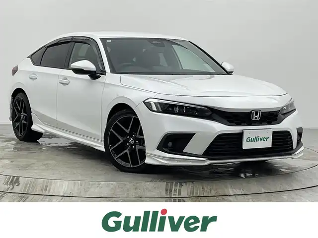 ホンダ シビック EX 宮城県 2024(令6)年 2.9万km プラチナホワイトパール HondaSENSING//純正コネクトナビ/AM FM Bluetooth USB AppleCarPlay AndroidAuto//フルセグTV//バックモニター//LEDオートヘッドランプ//レーダークルーズコントロール//ハーフレザーシート//シートヒーター(前席)//ワイヤレス充電//ビルトインETC2.0//BOSEプレミアムサウンド//パワーシート(前席)//無限マット//アイドリングストップ//保証書
