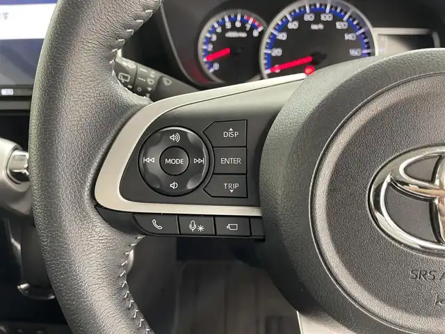 トヨタ ルーミー カスタムG－T 滋賀県 2021(令3)年 3.2万km レーザーブルークリスタルシャイン 純正8型ナビ/Bluetooth/SD/CD/フルセグTV/フロント/サイド/バック/全方位カメラ/純正12インチフリップダウンモニター/追従クルーズコントロール/両側パワースライドドア/シートヒーター/オートハイビーム/ステアリングリモコン/前後ドライブレコーダー/ETC