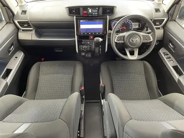 トヨタ ルーミー カスタムG－T 滋賀県 2021(令3)年 3.2万km レーザーブルークリスタルシャイン 純正8型ナビ/Bluetooth/SD/CD/フルセグTV/フロント/サイド/バック/全方位カメラ/純正12インチフリップダウンモニター/追従クルーズコントロール/両側パワースライドドア/シートヒーター/オートハイビーム/ステアリングリモコン/前後ドライブレコーダー/ETC