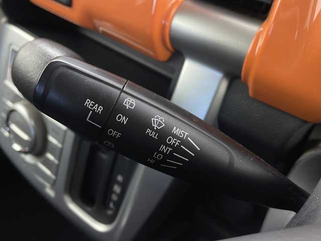 マツダ フレア クロスオーバー XG 栃木県 2014(平26)年 8.2万km パッションオレンジ ホワイト2トーン 禁煙車/純正ナビ/（CD/DVD/BT/TV/AM/FM/SD)/オートライト/アイドリングストップ/オートエアコン/HIDヘッドライト/スマートキー/プッシュスタート/電動格納ミラー/シートヒーター/純正フロアマット/純正サイドバイザー/ETC