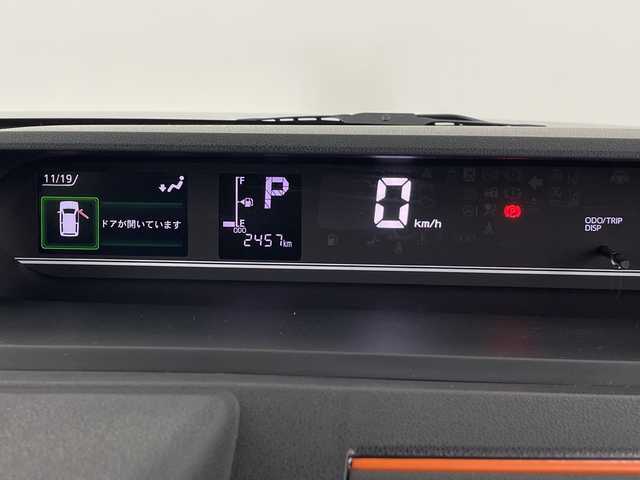 ダイハツ タント ファンクロスターボ 埼玉県 2025(令7)年 0.3万km クロムグレーメタリック 純正9インチディスプレイオーディオ/スマートアシスト/両側パワースライドドア/HDMI/USBソケット/バックカメラ/ドライブレコーダー/ETC/前席シートヒーター/LEDヘッドライト/プッシュスタート/スマートキー/純正15インチアルミホイール