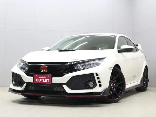 ホンダ シビック タイプR 三重県 2018(平30)年 3.3万km チャンピオンシップホワイト 6MT/純正メモリナビ/　フルセグTV/CD/DVD/Bluetooth/バックカメラ/ビルトインETC/LEDヘッドライト/フォグランプ/オートライト/クルーズコントロール/ブレーキホールド/ステアリングリモコン/レーダー探知機（AR-37LC)/ブレンボキャリパー/カラーマルチインフォメーションDSP/純正20インチアルミホイール/純正フロアマット