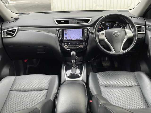 日産 エクストレイル 20X エマージェンシーブレーキ 道北・旭川 2014(平26)年 10.3万km ダイヤモンドブラック /ワンオーナー//純正ナビ/　CD/DVD/BT/SD/USB/HDMI/TV)//バックカメラ//エマージェンシーブレーキ//前席シートヒーター//ダウンヒルアシストコントロール//スペアキー//純正エンジンスターター//横滑り防止//LEDヘッドライト//フォグランプ//アイドリングストップ//革巻きステアリング//ステアリングスイッチ//ドライブレコーダー//純正AW付夏タイヤ積込//純正フロアマット//ドアバイザー//保証書//取扱説明書