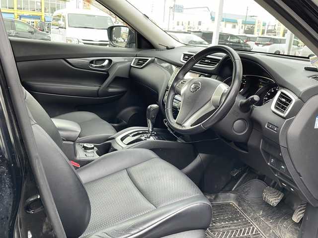 日産 エクストレイル 20X エマージェンシーブレーキ 道北・旭川 2014(平26)年 10.3万km ダイヤモンドブラック /ワンオーナー//純正ナビ/　CD/DVD/BT/SD/USB/HDMI/TV)//バックカメラ//エマージェンシーブレーキ//前席シートヒーター//ダウンヒルアシストコントロール//スペアキー//純正エンジンスターター//横滑り防止//LEDヘッドライト//フォグランプ//アイドリングストップ//革巻きステアリング//ステアリングスイッチ//ドライブレコーダー//純正AW付夏タイヤ積込//純正フロアマット//ドアバイザー//保証書//取扱説明書