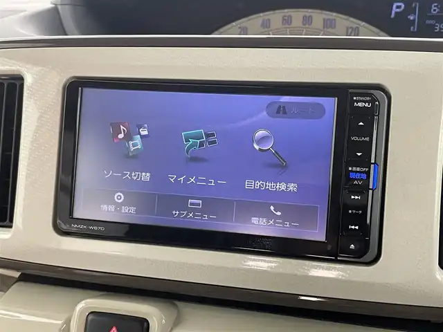ダイハツ ムーヴ キャンバス X LTD メイクアッフ SA Ⅱ 埼玉県 2017(平29)年 4万km パールホワイトⅢ 〇純正メモリナビ/（フルセグ/CD/DVD/BT/USB/SD）/〇バックカメラ/〇オートライト/〇革調シートカバー/〇両側パワースライド/〇純正フロアマット/〇ドアバイザー/〇プッシュスタート/〇電格ミラー
