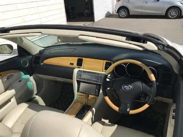 トヨタ ソアラ 430SCV 富山県 2001(平13)年 7.6万km ホワイトパールクリスタルシャイン 社外ナビ　/Bluetooth/フルセグTV/MYRTLE　20インチアルミホイール/本革シート/パワーシート/シートヒーター /メモリーシート /ETC/キセノンヘッドライト/クルーズコントール/横滑り防止装置/オートライト/純正フロアマット