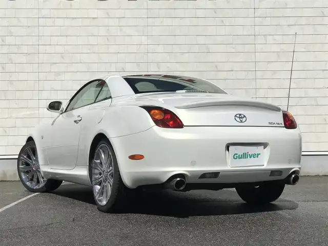 トヨタ ソアラ 430SCV 富山県 2001(平13)年 7.6万km ホワイトパールクリスタルシャイン 社外ナビ　/Bluetooth/フルセグTV/MYRTLE　20インチアルミホイール/本革シート/パワーシート/シートヒーター /メモリーシート /ETC/キセノンヘッドライト/クルーズコントール/横滑り防止装置/オートライト/純正フロアマット