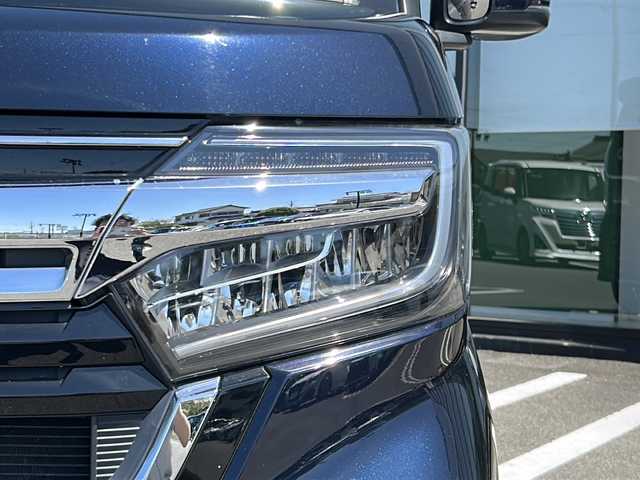ホンダ Ｎ ＢＯＸ カスタム L ターボ 大阪府 2020(令2)年 3.4万km ミッドナイトブルービームM 純正ＳＤナビ/ハーフレザーシート/ETC/Bluetooth/両側パワースライドドア/純正アルミホイール/クルーズコントロール/レーンキープアシスト/フォグランプ/ドアバイザー/プッシュスタート/スマートキー