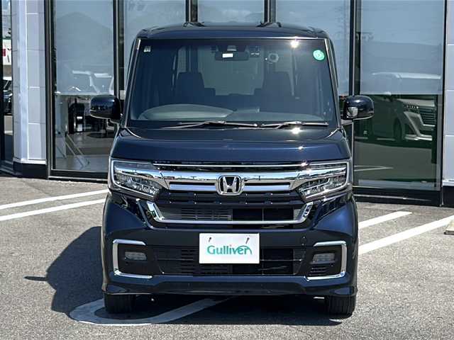 ホンダ Ｎ ＢＯＸ カスタム L ターボ 千葉県 2020(令2)年 3.4万km ミッドナイトブルービームM ホンダセンシング/　・衝突軽減ブレーキ/　・誤発進抑制機能/　・車線維持支援システム/　・アダプティブクルーズコントロール/純正メモリナビ/　　CD/DVD/SD/BT/フルセグTV/バックカメラ/両側パワースライドドア/LEDオートライト/フォグランプ/合皮ハーフレザーシート/シートヒーター/純正15インチアルミホイール/パドルシフト/コーナーセンサー/アイドリングストップ/スマートキー/ETC