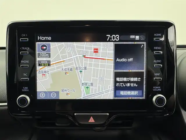 トヨタ ヤリスクロス ハイブリッド Z 愛知県 2023(令5)年 3.4万km プラチナホワイトパールマイカ TSS /レーダークルーズコントロール　/パワーバックドア　/ステアリングヒーター　/純正ディスプレイオーディオ　/Bluetooth　/フルセグTV　/シートヒーター　/ハーフレザーシート　/革巻きステアリング　/ビルトインETC　/HUD　/純正18インチアルミホイール　