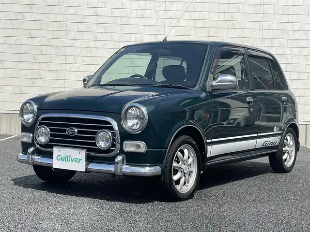ダイハツ ミラ ジーノ ミニライトスペシャル 千葉県 2004(平16)年 2.5万km ブリティッシュグリーンマイカ ワンオーナー/低走行車両/ブラックレザーシート/純正アルミホイール/純正オーディオ/フォグランプ/ハロゲンライト/ACエアコン/リモコンキー/スペアキー/保証書/取扱説明書