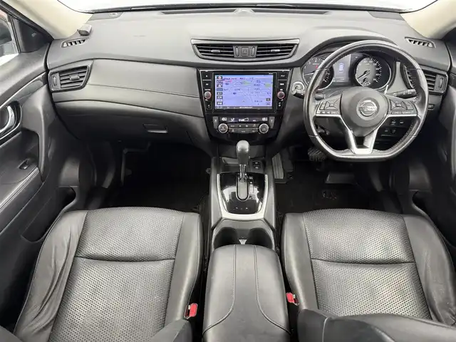 日産 エクストレイル 20X 大分県 2018(平30)年 9万km ダイヤモンドブラック ４ＷＤ　/3列シート/９インチナビ　/フリップダウンモニター　/プロパイロット　/全方位カメラ　/デジタルミラー　/ヒートミラー　/追従クルコン　/パワーバックドア　/電子パーキング　/ＵＳＢ　/アルミホイール　/ブルーレイ　/ＤＶＤ