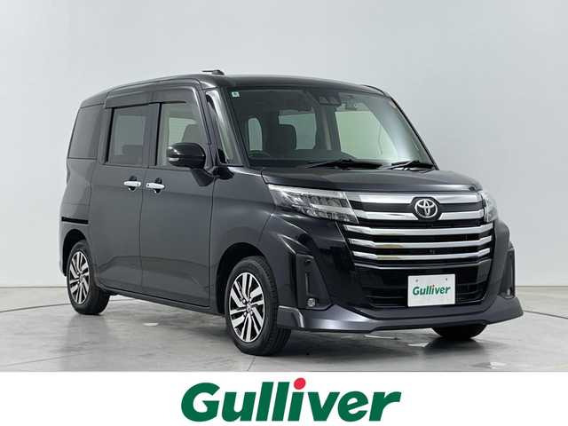 トヨタ ルーミー カスタムG 道央・札幌 2024(令6)年 0.1万km ブラックマイカメタリック ・4WD/寒冷地仕様/・トヨタセーフティセンス/・追従式クルーズコントロール/・横滑り防止装置/・コーナーセンサー/・衝突被害軽減システム/・純正9インチディスプレイオーディオ/・Bluetooth/USB接続/・フルセグTV/全方位カメラ/・両側パワースライドドア/・ドライブレコーダー/・スマートキー/プッシュスタート/・LEDオートライト/オートハイビーム/・純正14インチアルミホイール/・ETC