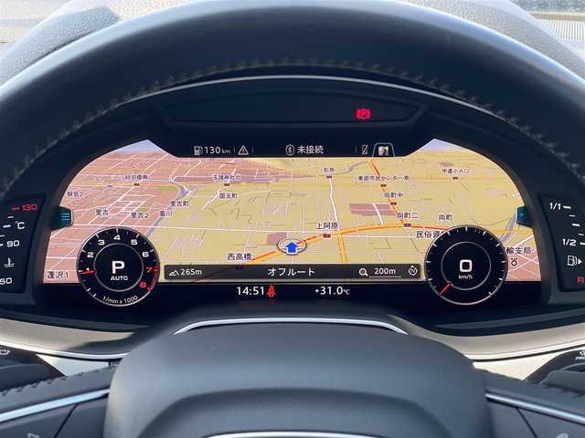 アウディ Ｑ７ 45TFSIクワトロ 山梨県 2019(令1)年 3.5万km グレイシアホワイトメタリック 7人乗/マトリLED /黒革　/OP20AW /バーチャル/純正ＭＭＩメモリナビ/Ｂカメラ/全周囲カメラ/アシスタンスＰ/前Ｐシート/４ゾーンシートＨ/ＡＣＣ/ＬＫＡ/カープレイ/アンドロイドＡ/パワーバックドア/取説/Ａライト/Ａハイビーム