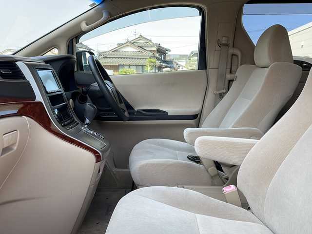 トヨタ アルファード 240S リミテッド 鳥取県 2010(平22)年 16.8万km ブラック ワンオーナー/スマートキーx2個/両側パワースライド/社外メモリナビ/フルセグ・Bluetooth/バックカメラ/社外フリップダウン/セカンドオットマン/センターコンソール/クリアランスソナー/オートライト/キセノン/フォグライト/スタットレス4本積込/保証書・取説