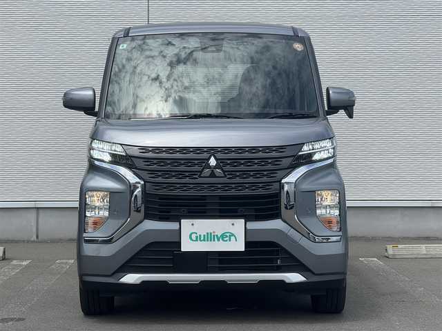 三菱 ｅＫクロススペース T 秋田県 2020(令2)年 1万km チタニウムグレーメタリック ４WD/LEDヘッドライト/ターボ/両側パワスラ/衝突軽減システム/社外ナビ/フルセグ/バックカメラ/純正アルミ/スマートキー/レーンキープアシスト/前席シートヒーター/ダウンヒルアシストコントロール/プッシュスタート/コーナーセンサー/ステアリングスイッチ/パドルシフト/ETC/オートライト/オートエアコン/パワーステアリング/パワーウィンドウ/レベライザー/横滑り防止/電動格納ウィンカーミラー/保証書/取扱説明書/記録簿