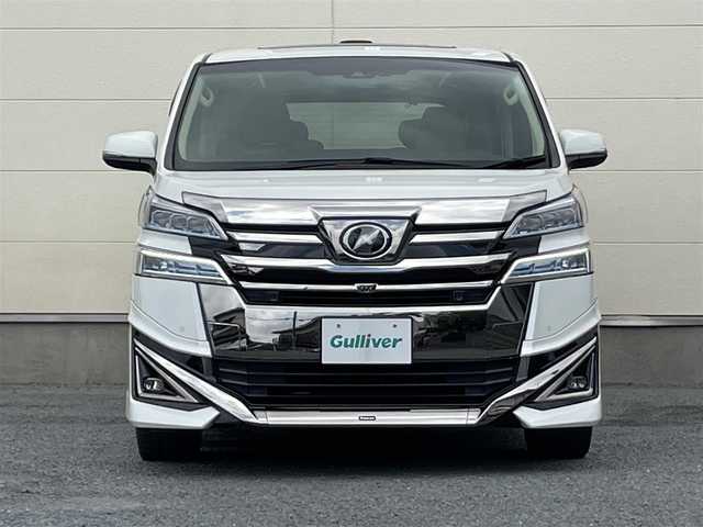トヨタ ヴェルファイア VL 茨城県 2018(平30)年 4万km ホワイトパールクリスタルシャイン MOPナビ　TV走行中視聴可/フリップダウンモニター/OPレザーシート（後席シートヒーター/パノラミックビューモニター/3眼LEDヘッドライト/デジタルインナーミラー/モデリスタエアロ/モデリスタアルミホイール/JBLプレミアムサウンド/サンルーフ/両側パワースライドドア/HDMI/ビルドインETC/パワーシート/シートヒーター/オットマン/ステアリングヒーター