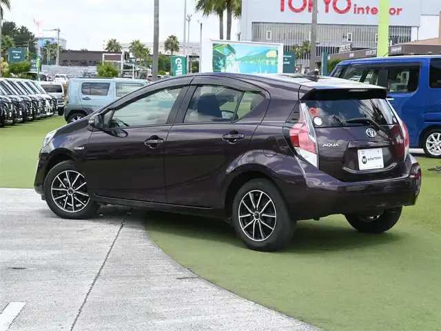 トヨタ アクア S 千葉県 2017(平29)年 3.9万km ディープアメジストマイカメタリック Toyota Safety Sense/・プリクラッシュセーフティ/・レーンディパーチャーアラート/・オートハイビーム/純正SDナビ/ワンセグTV/【CD再生機能　Bluetooth接続】/バックカメラ/ETC/LEDヘッドライト/フォグライト/ウインカーミラー/社外15インチアルミホイル/スマートキー