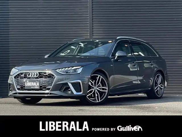 アウディ Ａ４ アバント 40TDIクワトロ Sライン 山梨県 2023(令5)年 4.4万km デイトナグレーパールエフェクト １オナ /マトリクスLED /ACC /黒半革 /シートH/純正メモリナビ/フルセグ/ＢＴ/カープレイ/ＡＣＣ/ＢＳＡ/ＬＫＡ/Ｓアシスト/Ｐバックドア/前後コーナーセンサー/ＯＺ１９インチＡＷ/ＬＥＤ/ＡＨビーム/Ａライト/保証書/取説/スペアキー