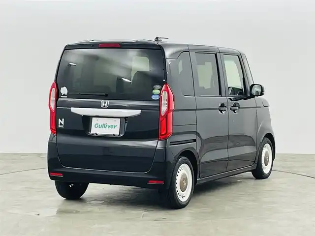 ホンダ Ｎ ＢＯＸ L ターボ 福島県 2021(令3)年 5万km クリスタルブラックパール ホンダセンシング/・衝突被害軽減ブレーキ/・誤発進抑制装置/・車線逸脱警報装置/・アダプティブクルーズコントロール/・路外逸脱抑制装置/・歩行者事故低減ステアリング/純正SDナビゲーション/・型番：VXM-214VFi/・ワンセグTV/BT/SD/CD/DVD/FM/AM/iPod/AUX/・バックカメラ/・ETC2.0/・前後ドライブレコーダー/両側パワースライドドア/・D+N席シートヒーター/革ステアリング/・ステアリングリモコン/プッシュスタート/・キーレスエントリー/・スペアキー1本/横滑り防止装置/後方コーナーセンサー/USBポート/電動格納ミラー/・ウィンカーミラー/LEDヘッドライト/・ヘッドライトレベライザー/サンシェード/純正フロアマット