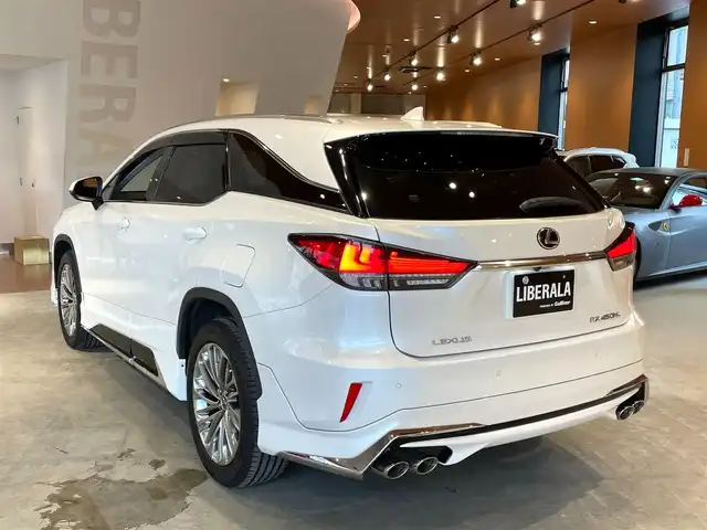 レクサス ＲＸ 450hL 道央・札幌 2020(令2)年 5.8万km ソニッククォーツ モデリスタエアロキット/ムーンルーフ/リヤシートエンターテイメントシステム/AHS/LexusSaftySystem＋/ヘッドアップディスプレイ/本革シート/シートヒーター/シートベンチレーション/三眼フルLEDヘッドランプ/ステアリングヒーター/純正メモリナビ/フルセグテレビ/DVD/SD/BT/USB/360°カメラ/電動リアゲート