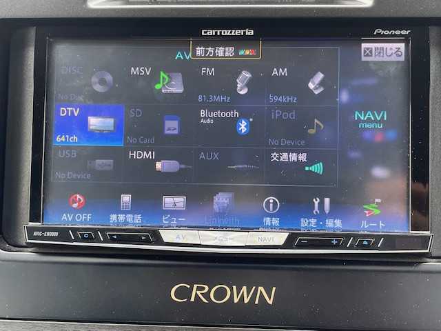 トヨタ クラウン ハイブリッド アスリート 茨城県 2013(平25)年 2.1万km ブラック 社外ＳＤナビ/-BT/AM/FM/DVD/ワンセグTV　/ＥＴＣ　/クルーズコントロール　/バックカメラ　/ドライブレコーダー　/シートヒーター　/ステアリングヒーター　/オートマチックハイビーム　/カーテンエアバッグ　/純正アルミホイール　/純正フロアマット/プッシュスタート/スペアキー/取扱説明書/保証書