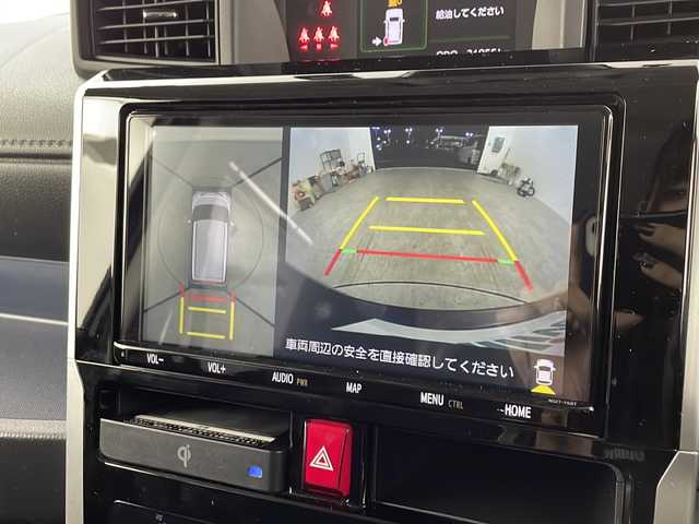 トヨタ ルーミー カスタムG 愛知県 2021(令3)年 3.1万km ブラックマイカメタリック /純正9インチナビ(NSZT-Y68T)//CD・DVD・BT・フルセグTV・USB・SD//アラウンドビューモニター//両側パワースライドドア //アダプティブクルーズコントロール//車線逸脱警報//衝突被害軽減システム//ETC//純正フロアマット//電動パーキングブレーキ//LEDヘッドライト//コーナーセンサー//ワイヤレス充電//オートライト//ロールサンシェード//ドアバイザー//前方ドラレコ
