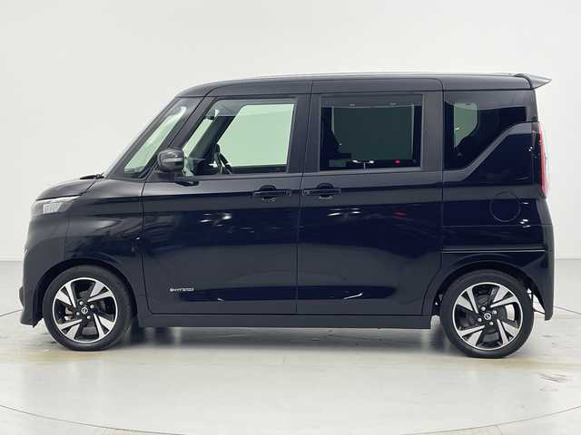 日産 ルークス HWS Gターボ プロパイロットED 愛知県 2020(令2)年 2万km ブラック 純正９インチナビ/・Ｂｌｕｅｔｏｏｔｈ/・フルセグ/・CD/DVD/・SD音楽録音/・USB入力端子/アラウンドビューモニター/両側パワースライドドア/衝突軽減/レーンキープ/コーナーセンサー/アダプティブクルーズコントロール/前方ドライブレコーダー/スペアキー