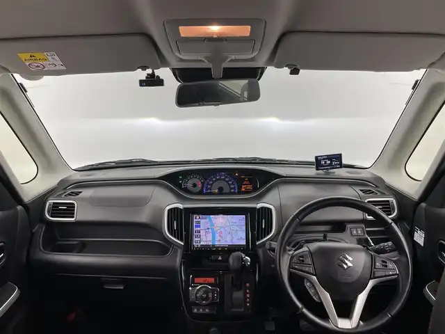 スズキ ソリオ バンディット HV MV 大分県 2020(令2)年 6.7万km スーパーブラックパール 社外ナビ/（フルセグ/CD/DVD/Bluetooth）/衝突軽減ブレーキ/レーダークルーズコントロール/レーンアシスト/クリアランスソナー/オートハイビーム/全方位カメラ/前後ドライブレコーダー/両側パワースライドドア/パドルシフト/ステアリングスイッチ/シートヒーター/電動格納ミラー