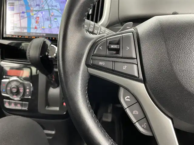 スズキ ソリオ バンディット HV MV 大分県 2020(令2)年 6.7万km スーパーブラックパール 社外ナビ/（フルセグ/CD/DVD/Bluetooth）/衝突軽減ブレーキ/レーダークルーズコントロール/レーンアシスト/クリアランスソナー/オートハイビーム/全方位カメラ/前後ドライブレコーダー/両側パワースライドドア/パドルシフト/ステアリングスイッチ/シートヒーター/電動格納ミラー