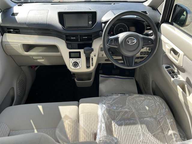 ダイハツ ムーヴ X SA 沖縄県 2015(平27)年 5.4万km ブライトシルバーメタリック (株)IDOMが運営する【じしゃロンコザ店】の自社ローン対象車両になります。こちらは現金ご利用時の価格です。自社ローンご希望の方は別途その旨お申付け下さい。/・プッシュスタート /・純正ナビ /・フルセグTV /・Bluetooth接続 /・バックカメラ /・ETC　/・前後ドライブレコーダー　/・横滑り防止装置　/・衝突被害軽減ブレーキ　/・純正フロアマット　/・純正アルミホイール　