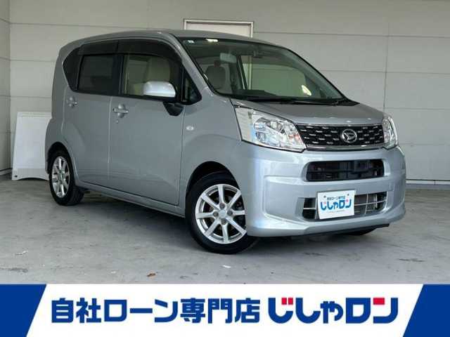 ダイハツ ムーヴ X SA 沖縄県 2015(平27)年 5.4万km ブライトシルバーメタリック (株)IDOMが運営する【じしゃロンコザ店】の自社ローン対象車両になります。こちらは現金ご利用時の価格です。自社ローンご希望の方は別途その旨お申付け下さい。/・プッシュスタート /・純正ナビ /・フルセグTV /・Bluetooth接続 /・バックカメラ /・ETC　/・前後ドライブレコーダー　/・横滑り防止装置　/・衝突被害軽減ブレーキ　/・純正フロアマット　/・純正アルミホイール　