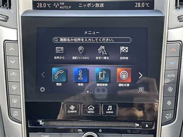 日産 スカイライン 400R 埼玉県 2020(令2)年 4.1万km メテオフレークブラックパール ・外部検査済み/・V6ツインターボ/・純正HDDナビ/・BOSEサウンド/・シートメモリー/・全方位カメラ/・フルセグTV/・CD/DVD再生/・ETC2.0/・ミュージックサーバー（HDD録音）/・Bluetooth/USB/タイプC接続/・パワーシート（D/N）/・シートヒーター（D/N）/・本革シート/・サンルーフ/・純正フロアマット/・純正19インチアルミホイール/・コーナーセンサー/・LEDヘッドライト/・MT付きAT/・パドルシフト/・アダプティブクルーズコントロール